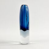 Vase Sommerso Mid-Century Scandinave en Verre par Vicke Lindstrand pour Kosta, Suède, 1960s