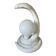 Vintage cobra lamp in ceramic and opaline