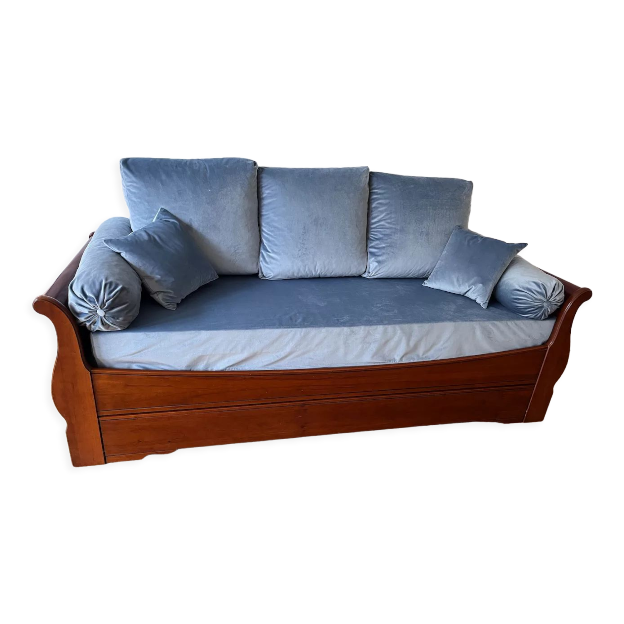 Lit bateau gigogne style Louis Philippe