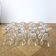12 Villeroy & Boch cut crystal footed glasses SAAS VB – Service