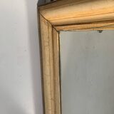 Louis Philippe mirror in wood and parinated stucco, 19th century