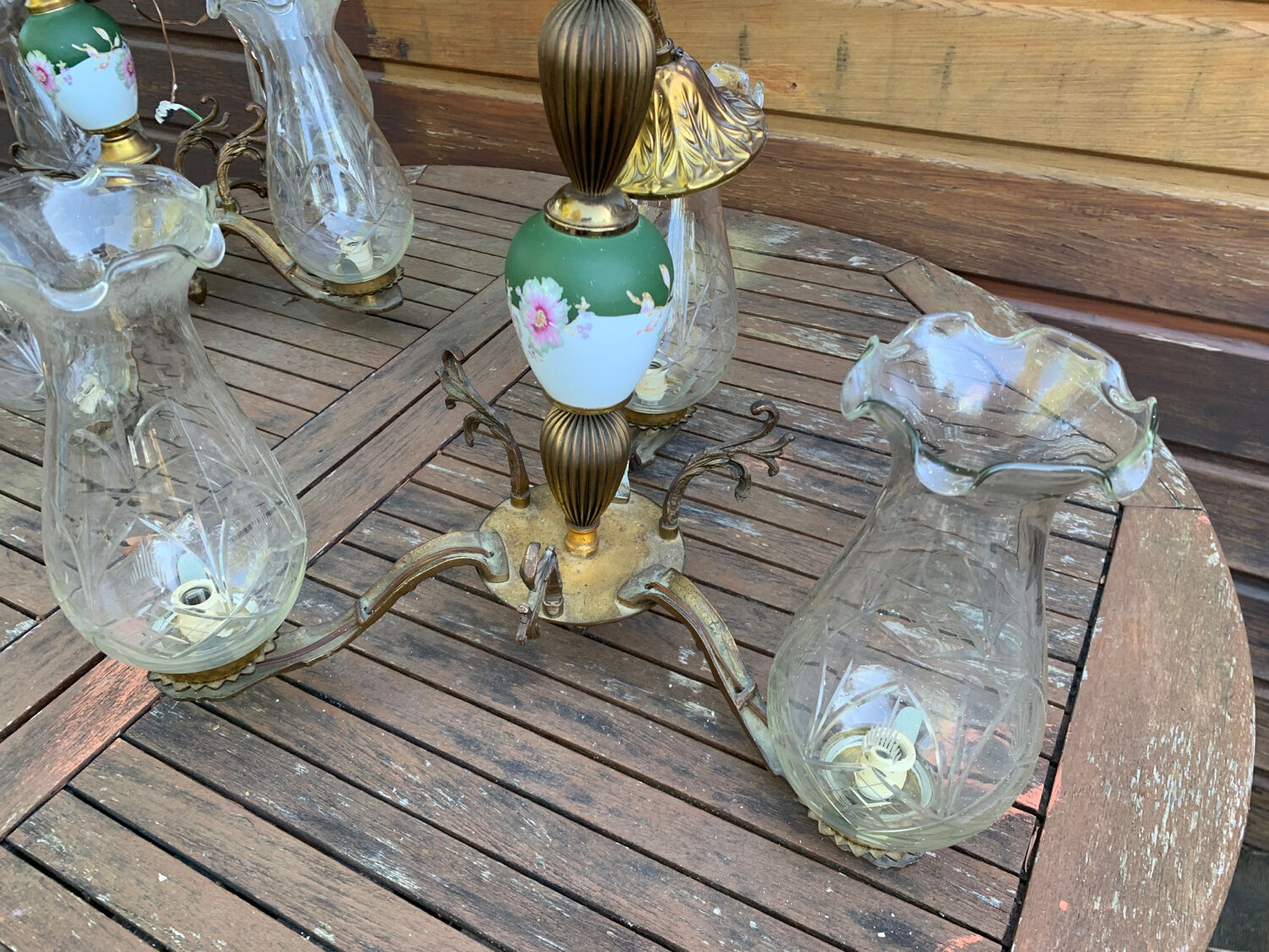 2 Italian chandeliers from the early 20th century