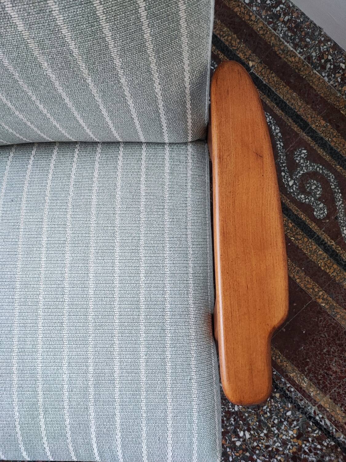 Fauteuil années 50/60 bleu