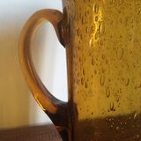 Bubble glass pitcher