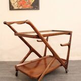 Cesare Lacca Italian fifties design serving cart for Cassina