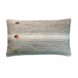 Vintage turkish kilim cushion cover, 30 x 50 cm