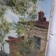 Old painting painting on canvas Montmartre, Paris