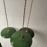 3 enamelled sheet metal suspensions