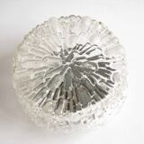 Molded glass ceiling light 1960s