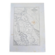 State of Chihuahua, Mexico, printed map from 1861.