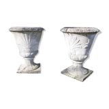 Pair of medieval stone planters