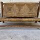 Wooden and rope bench from the 1950s,  Vibo