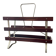 Porte revues vintage en bois et aluminium