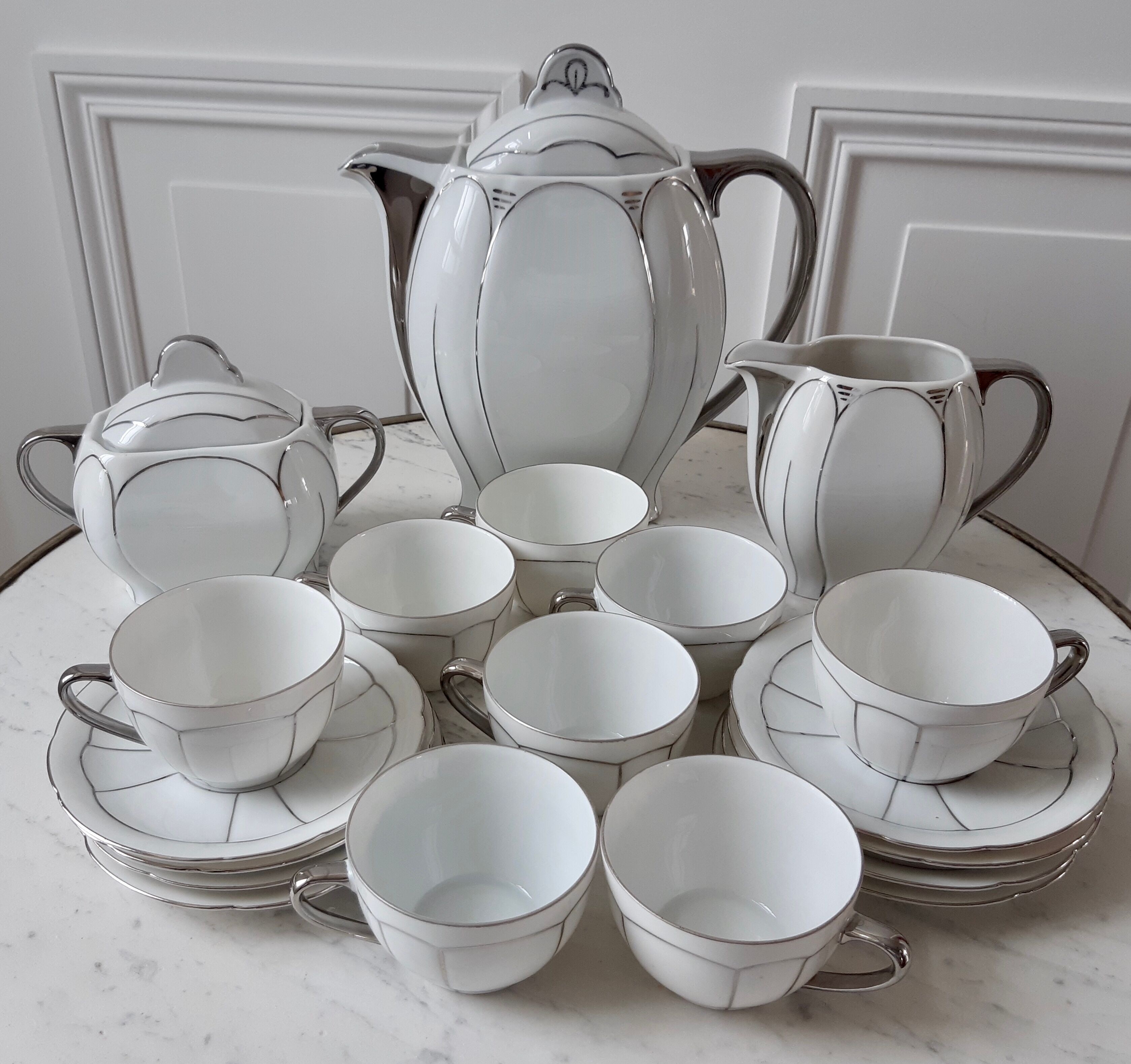 Art Deco coffee service
