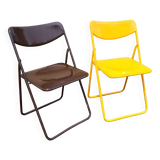 Pair of IKEA folding chairs from the 1980s
