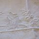 Old ap monogrammed white wire sheet