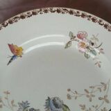 Flower and butterfly footy plate