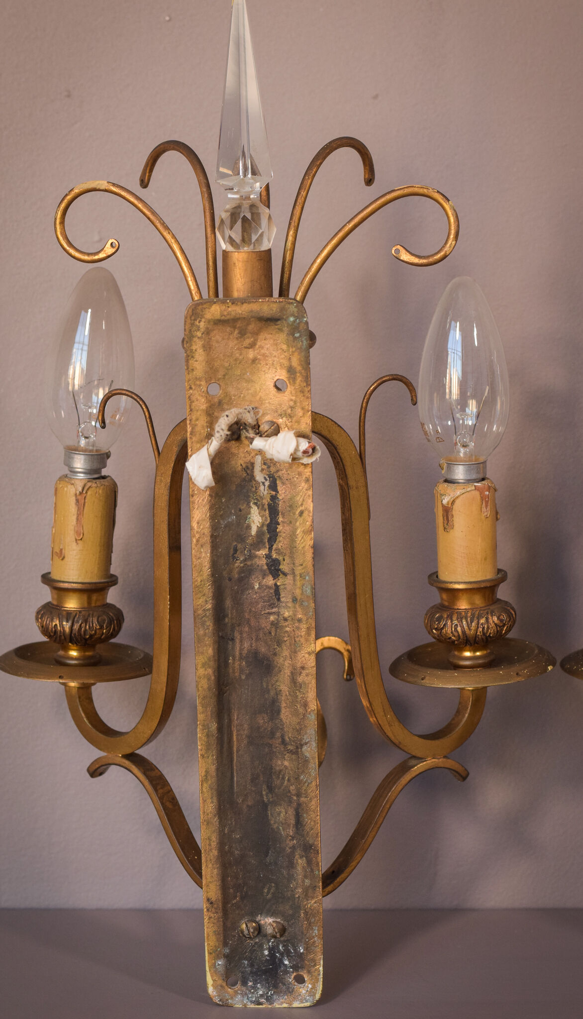 Classical High Quality Pair of Wall Lamps