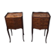 Pair of inlaid nightstands