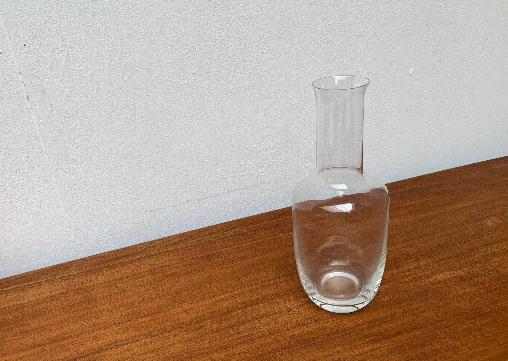 Carafe en verre allemande vintage de Villeroy & Boch