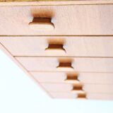 Teak six-drawer chest from the 1970s.