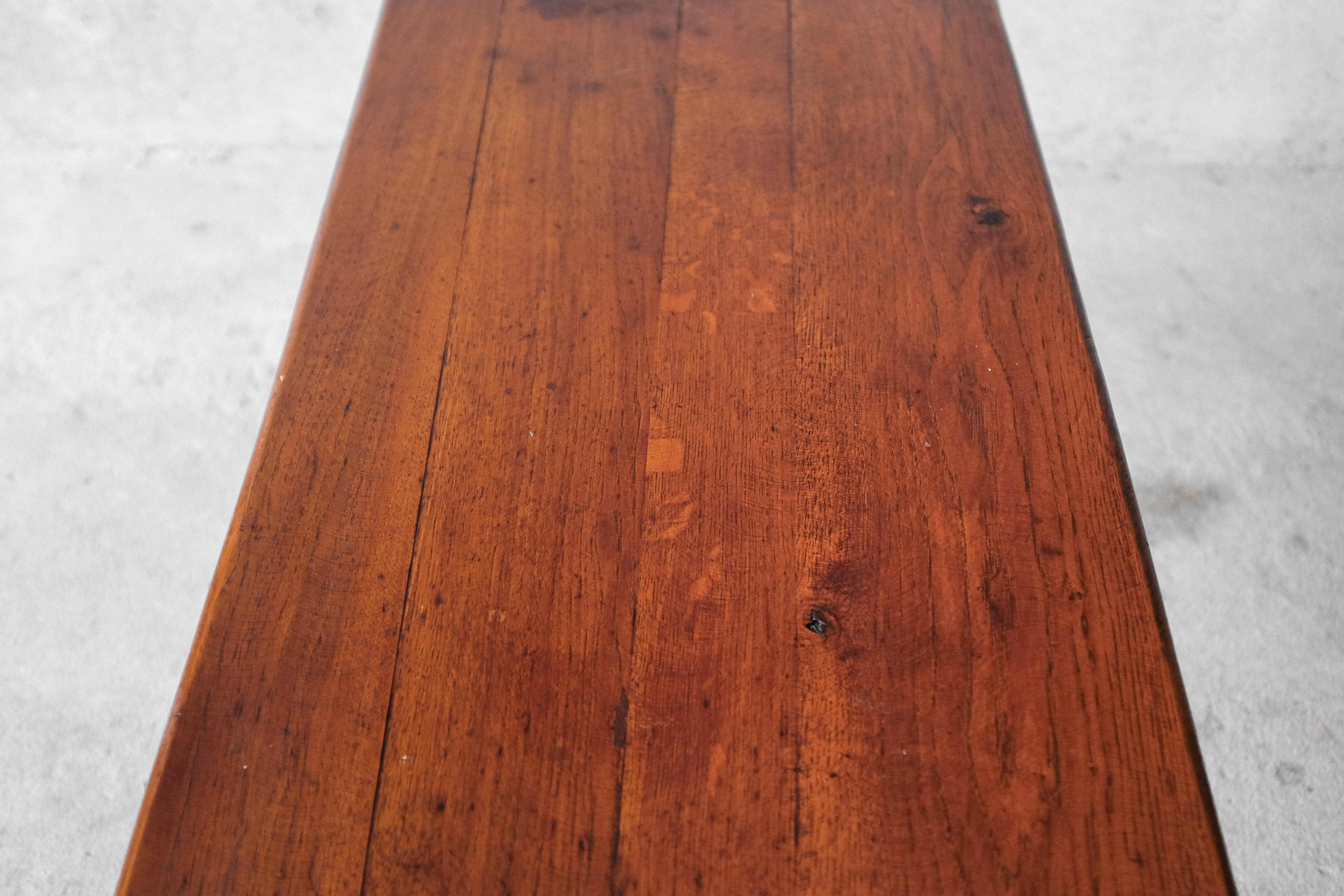 Solid wood coffee table and metal feet-1960