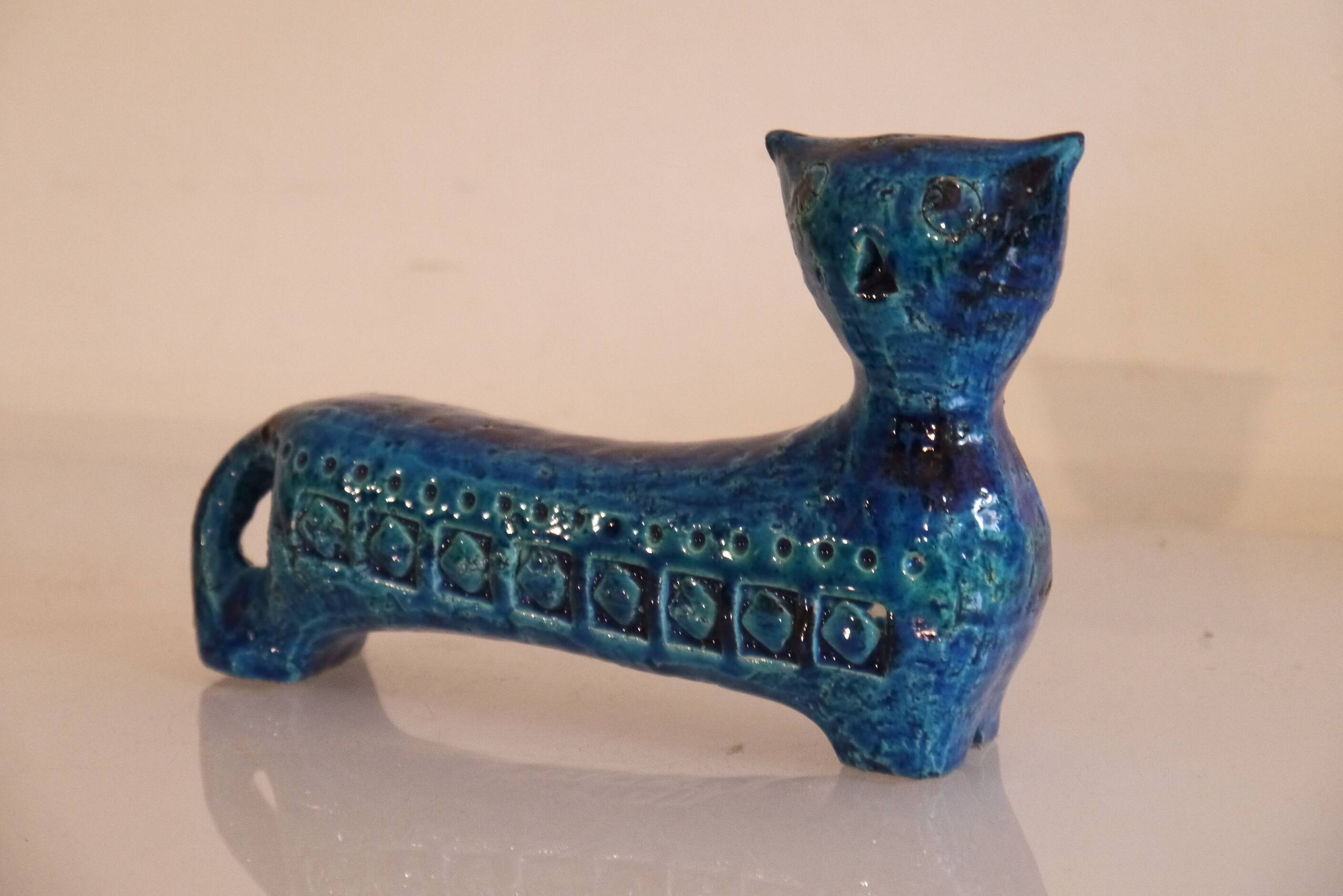 Ceramic cat by Aldo Londi for Bitossi
