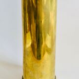 Old brass shell vase numbered H35cm