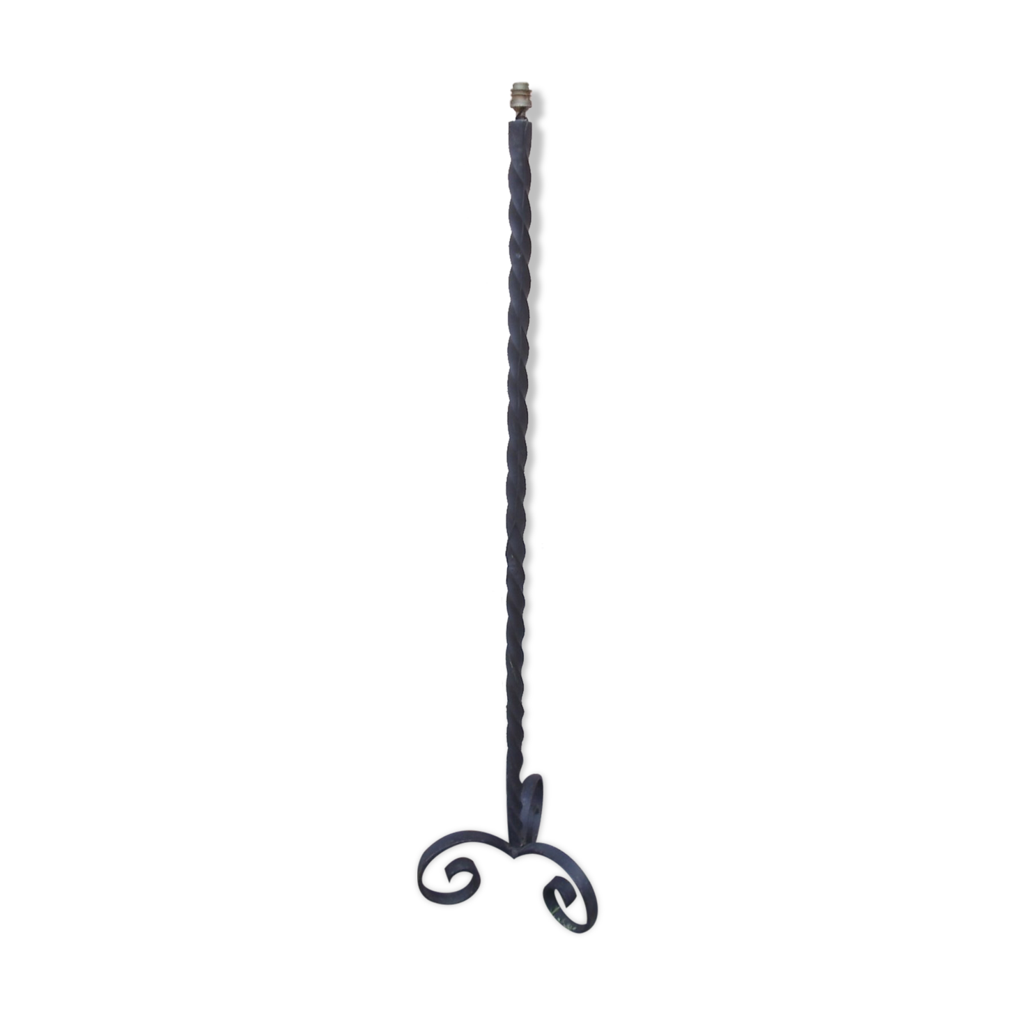 Wrought iron lamppost