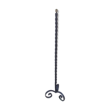 Wrought iron lamppost