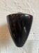 Vase moderniste céramique noire années 50