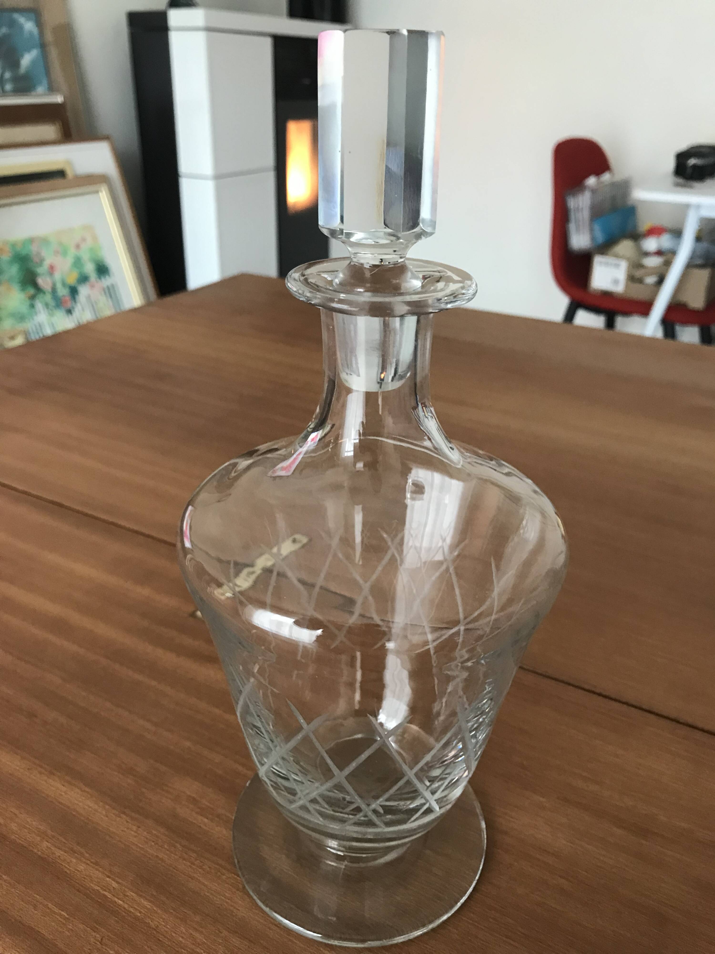 Service de verre en cristal