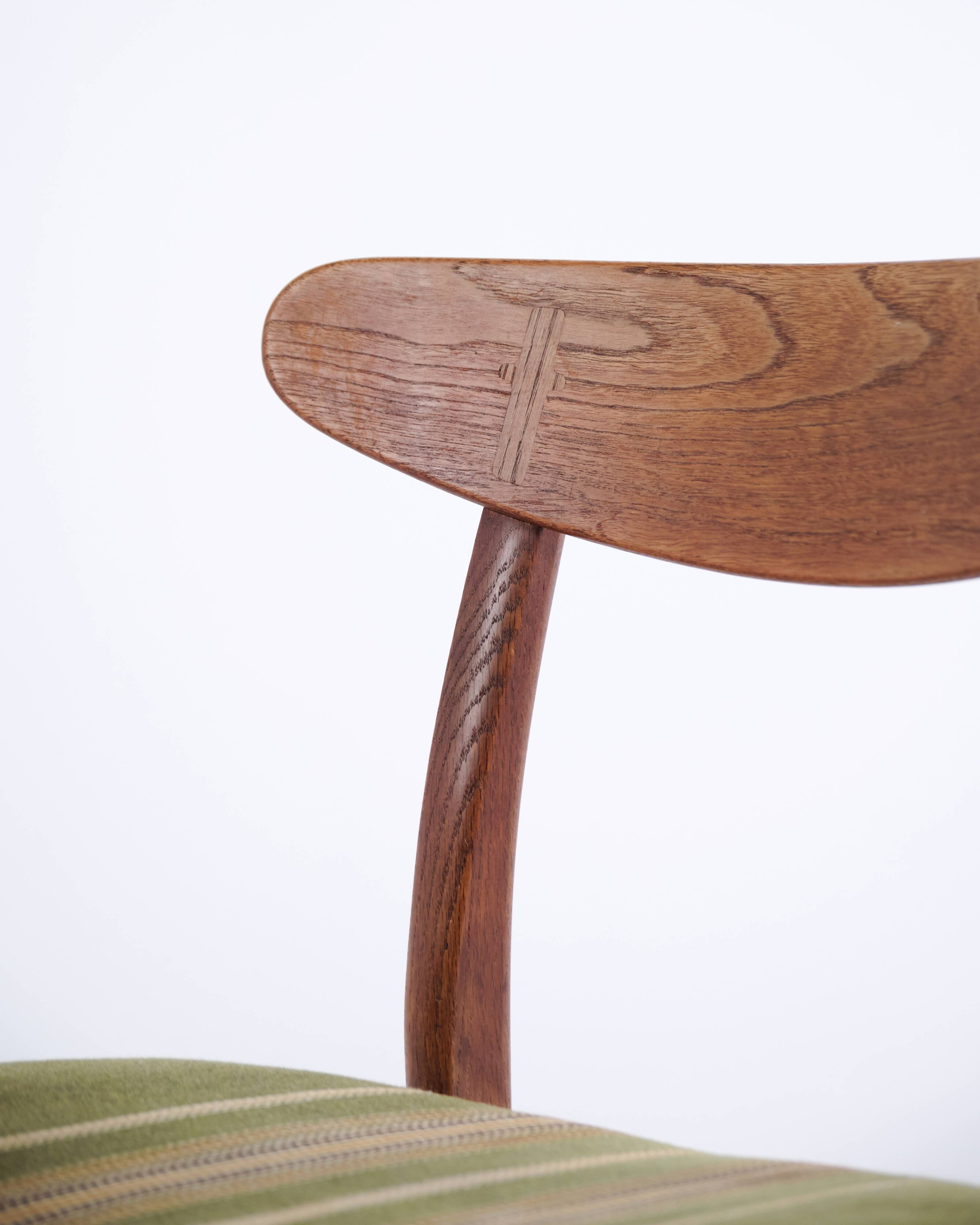 Set of 6 dining chairs – Hans J. Wegner – Model CH30 – Teak & Oak – 1950s