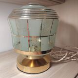 Art Deco glass lamp with touch control