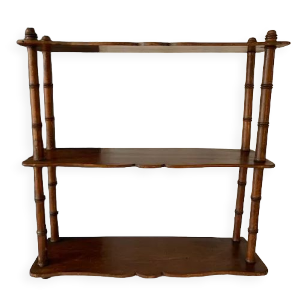 Old wooden clearance shelf