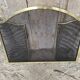 Pare Feu Grille Protection Cheminée 3 Volets Laiton Années 70 Vintage