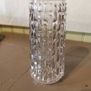 Lampe vintage verre et métal