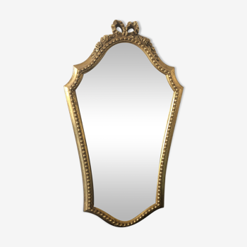 Classic golden mirror 32x55cm