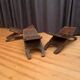 A set of three stools designed by Don S. Shoemaker, Señal SA, Mexico, 1960s