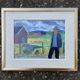 Petit tableau vintage Paysage signé par Svan Grandin (1906- 1982)