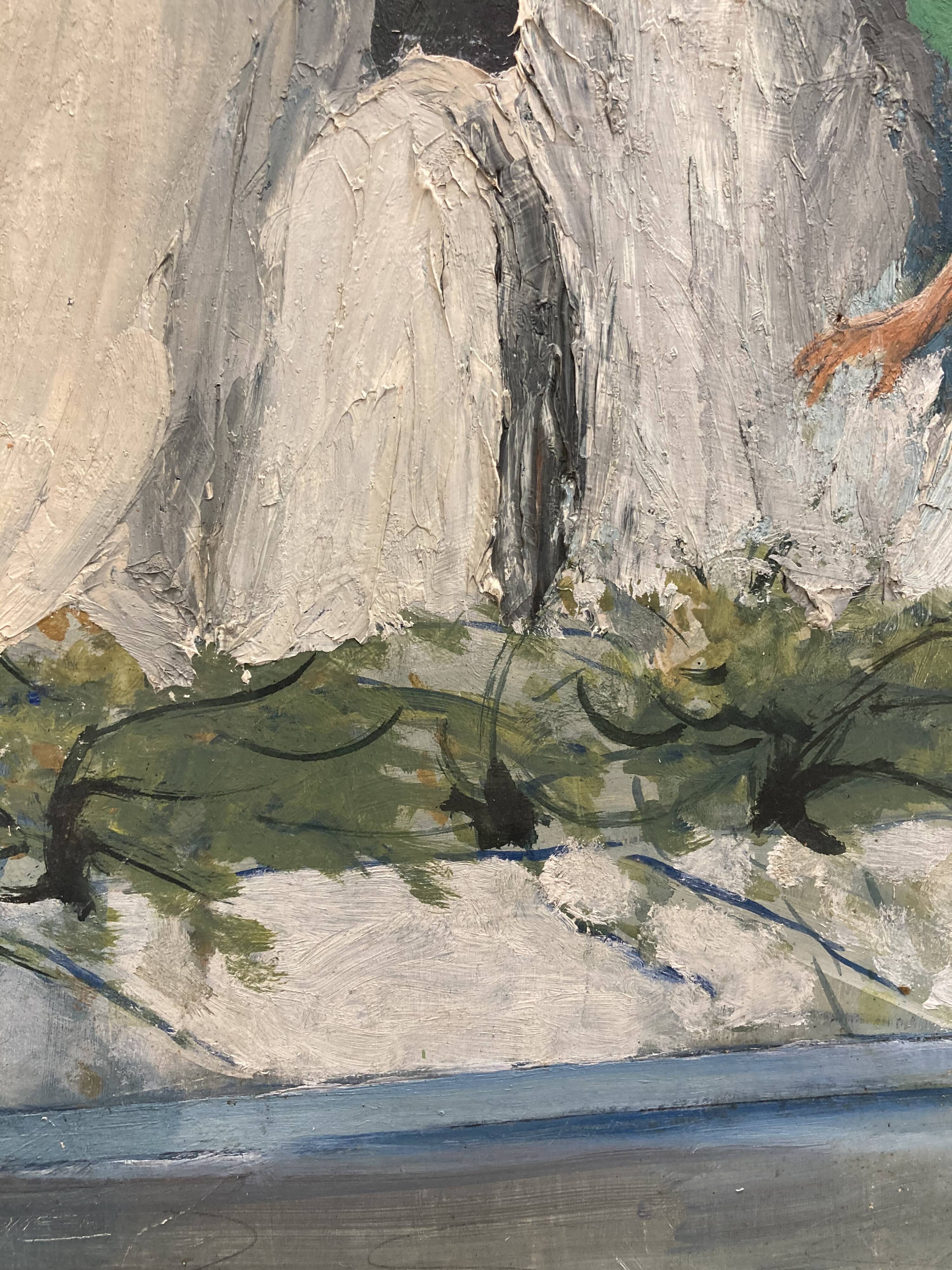 Oil on sign "The Three Graces"