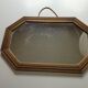 Old copper wood mirror 30x45cm