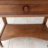 Meuble de toilette en noyer