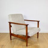 GFM-142 armchair, design by Edmund Homa from the 70s, beige