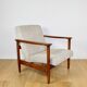 GFM-142 armchair, design by Edmund Homa from the 70s, beige