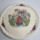 Presentation dish, Sarreguemines, Obernai, Décor Henri Loux, 35 cm