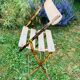 Set of 4 folding garden chairs