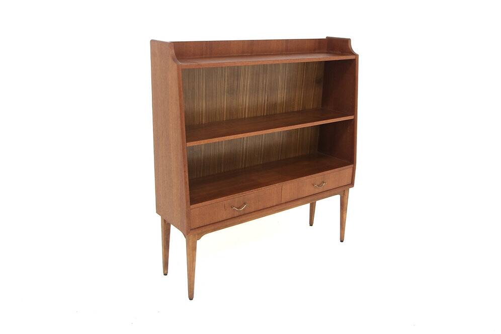 Scandinavian teak bookcase, Sweden, 1950