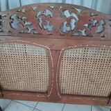 Cane sofa/bench