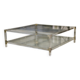Large coffee table in polymethyl methacrylate 1970s
